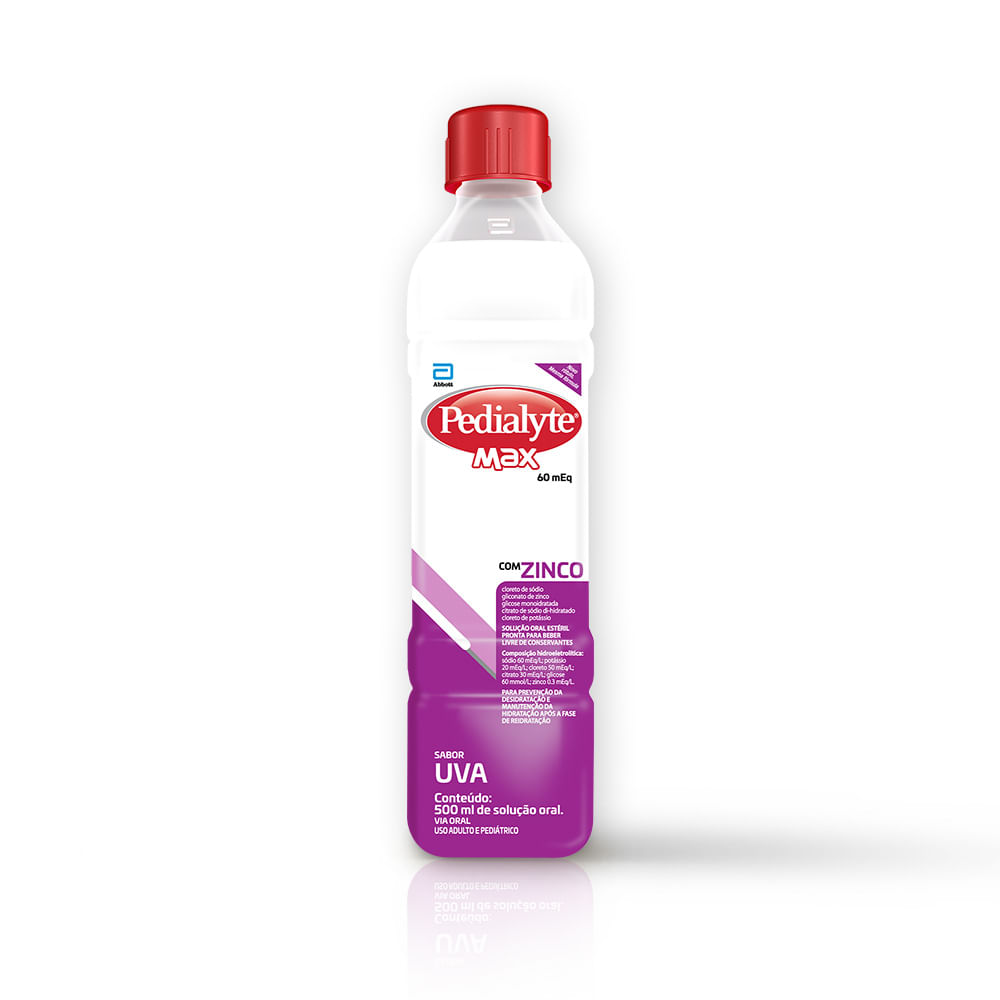 Pedialyte Max Uva 500ml